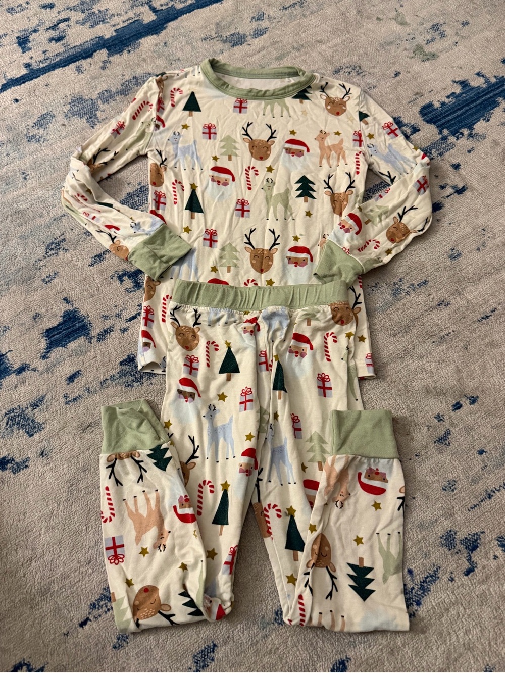 Emerson & Friends Holiday Bamboo Pajama Set Size 2T